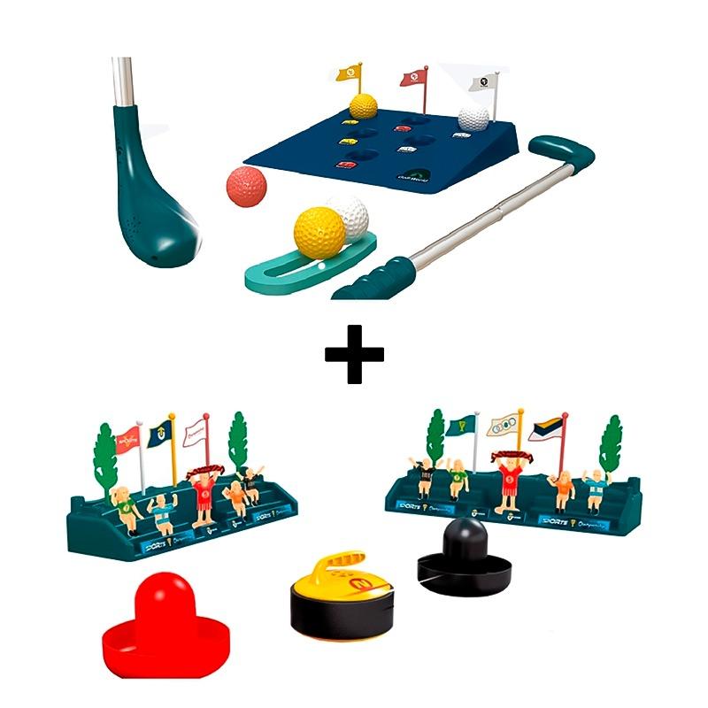 Buy 1 Get 1 Golf Course Playset + Ice hockey Plasyet