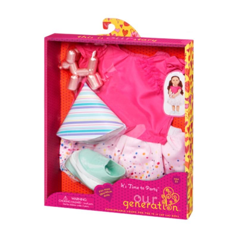 Our Generation Confetti-Themed Birthday Outfit