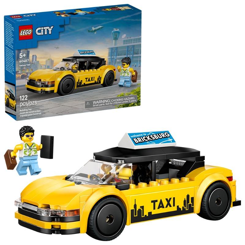 Lego Yellow Taxi 122 Pieces.