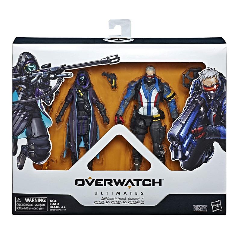 Overwatch Ultimates Series Soldier 76 and Shrike (Ana) Skin Dual Pack 6 Inch