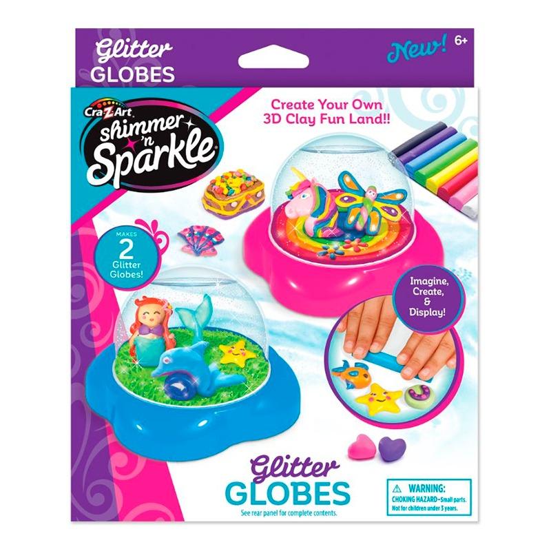 Cra-Z-Art Shimmer N Sparkle Glitter Snow Globes