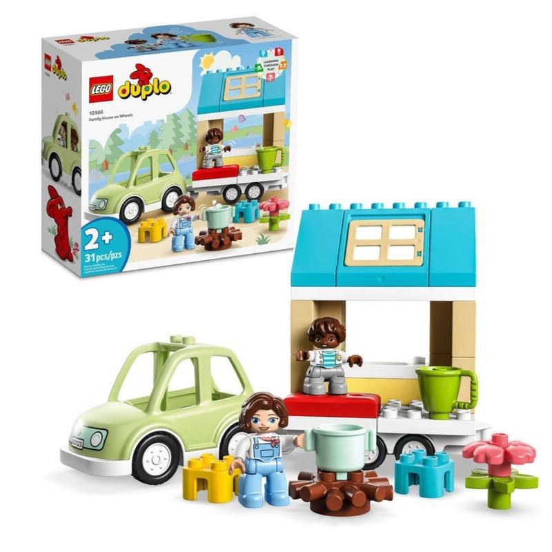LEGO DUPLO Town Family House On Wheels Building Toy Set - 31 Pcs 10986