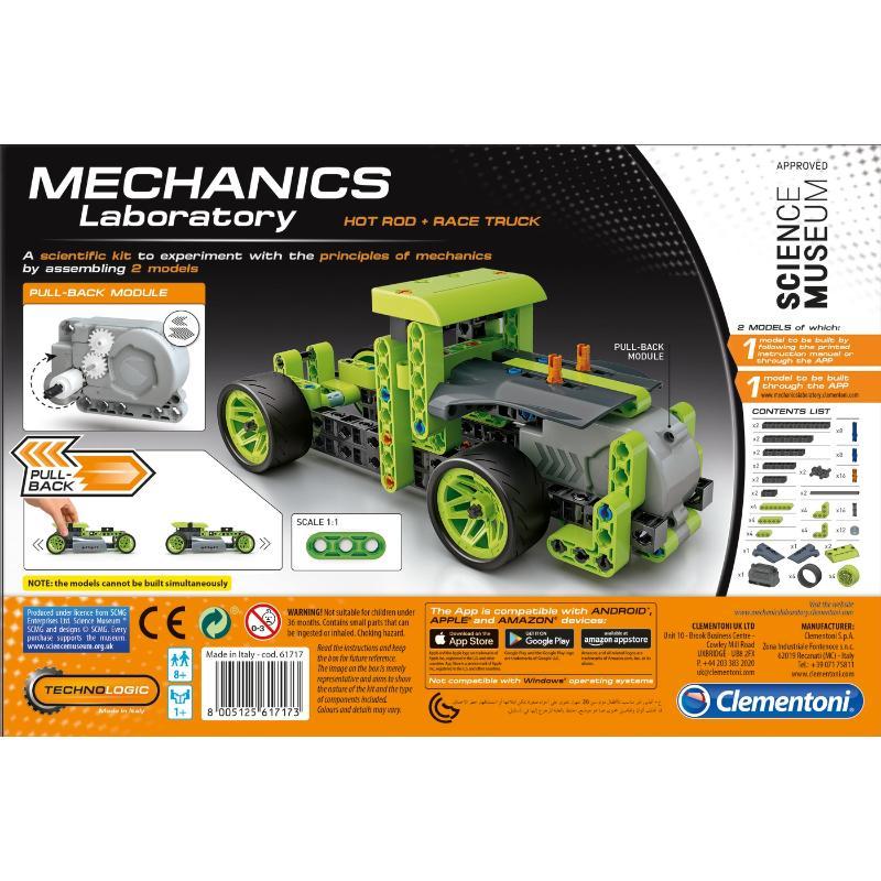 Clementoni - Mech Lab Hotrod Pull Back