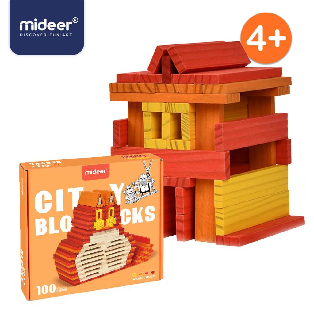 Mideer City Blocks Warm Colors