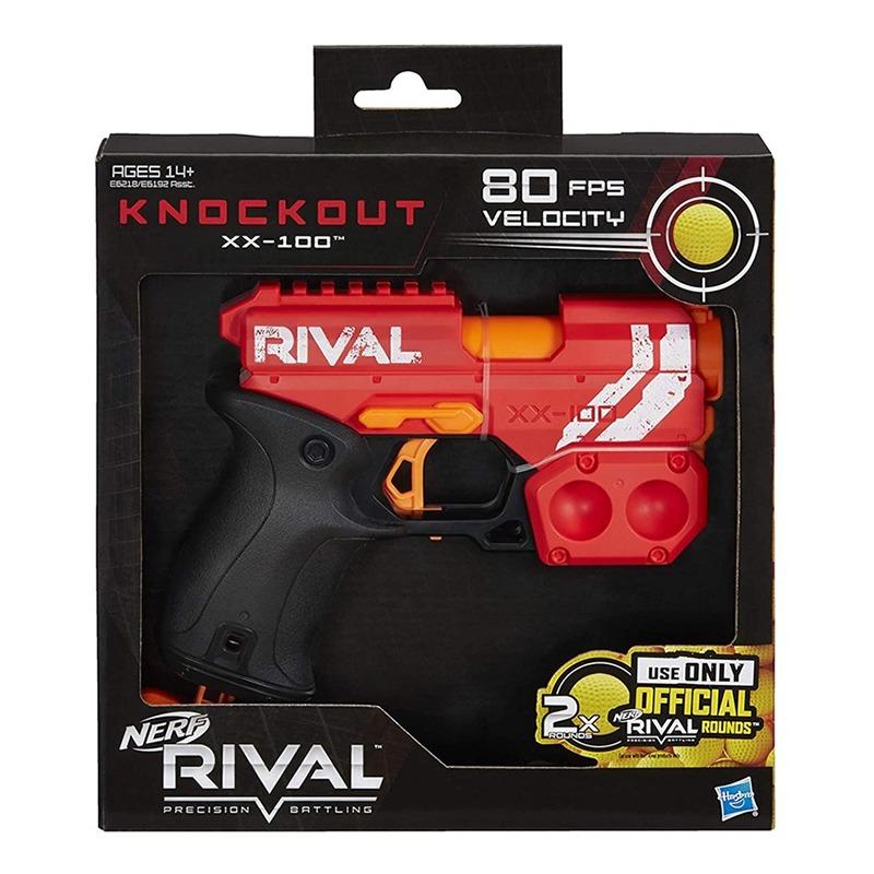 نيرف ريفال نوك اوت اكس اكس- 100 بلاستر - أحمر