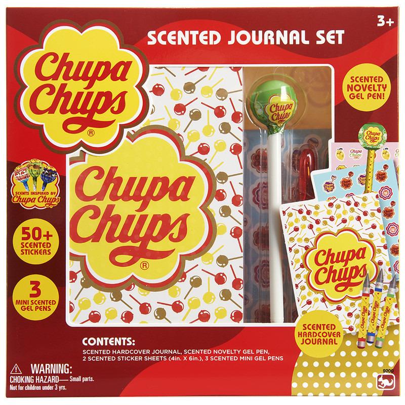 Chupa Chups Scented Journal And Bobble Head Pen set