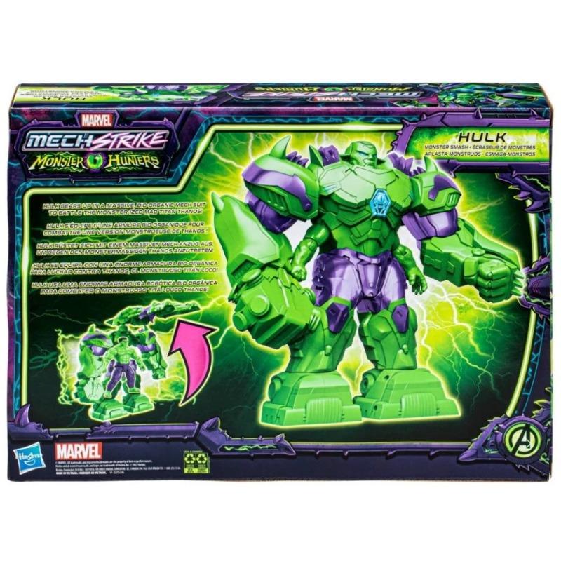 Marvel Avengers Mech Strike Hunters Feature Hulk Figure