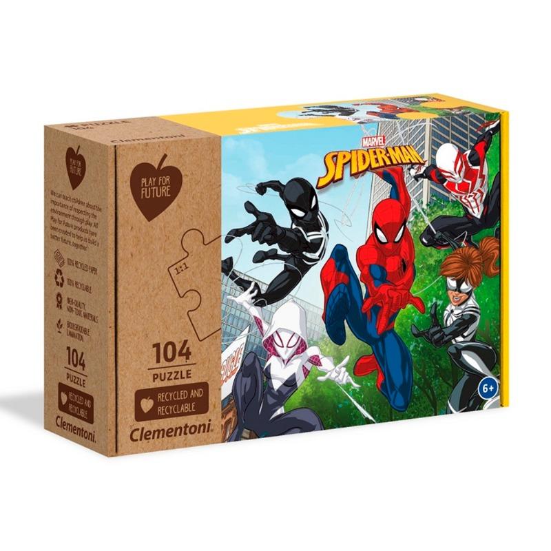 Clementoni Marvel Spider-Man Puzzle Play For Future - 104 Pieces