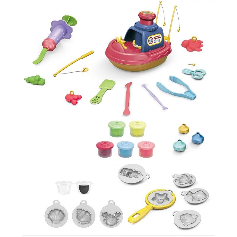 مجموعة صلصال قارب البلاستيسين