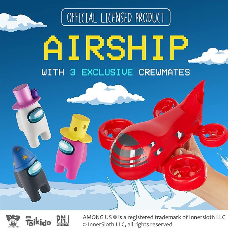 Toikido Among Us Airship Iconic Red Among Us Ship con