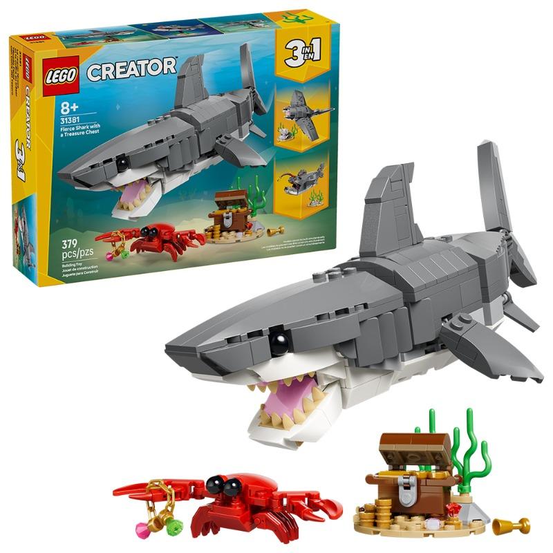 LEGO Fierce Shark With A Treasure Chest 379 pieces