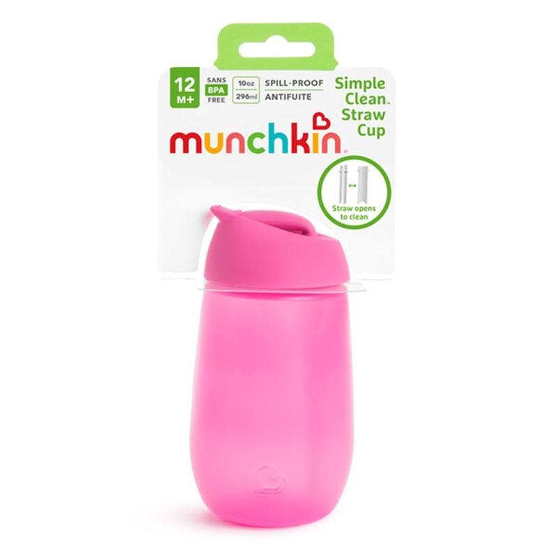 Munchkin Simple Clean Straw Cup Pink - 10oz