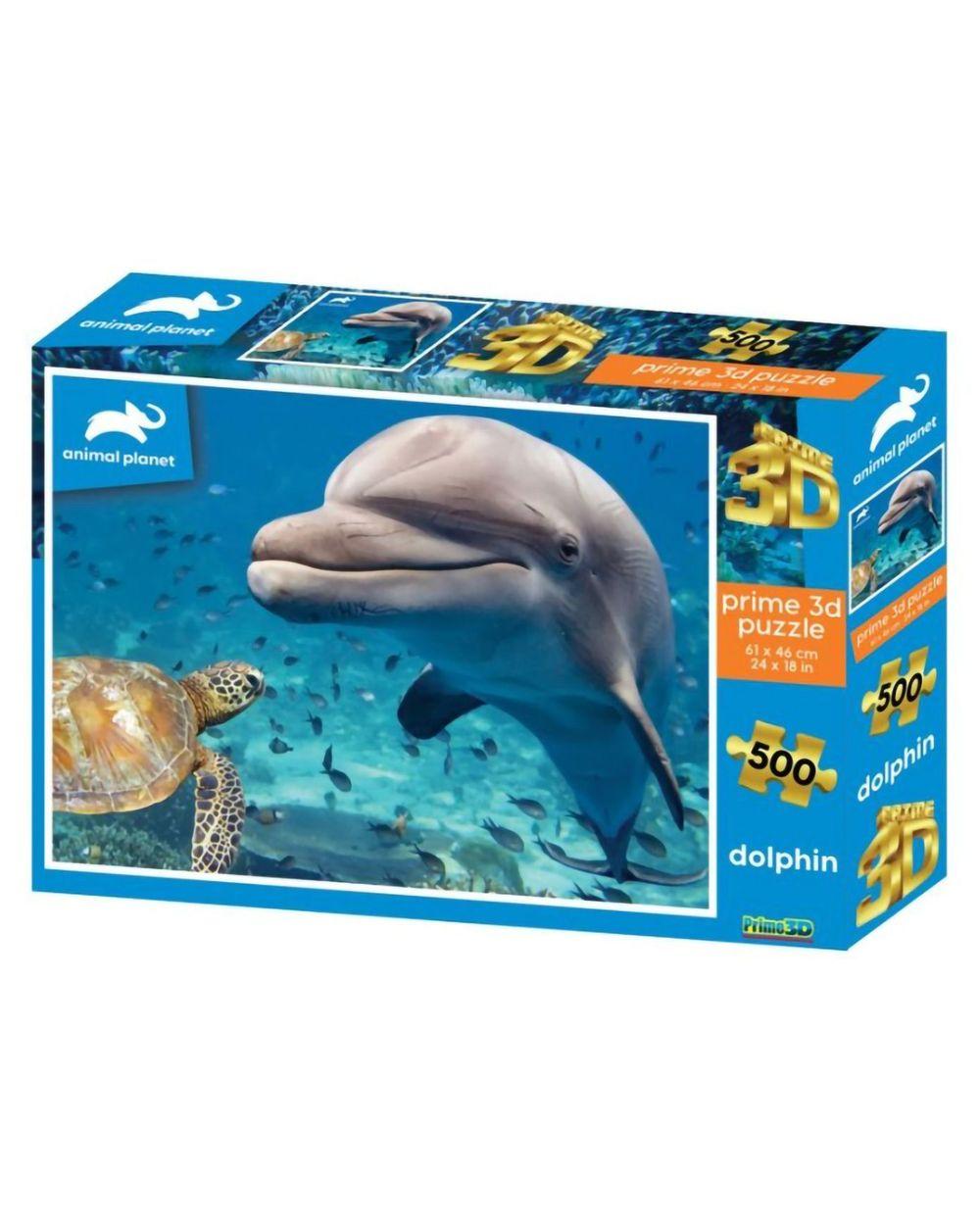 أنيمال بلانت - بازل الدولفين برايم ثلاثي الأبعاد 500 قطعة