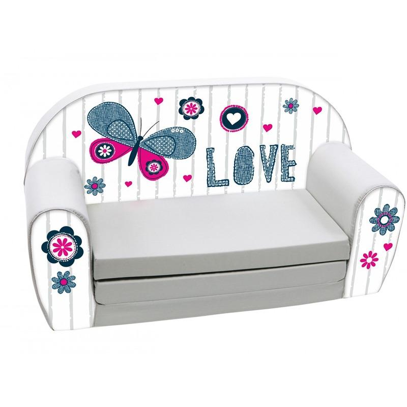 ديلسيت - أريكة سرير بذراعين لوف لون رمادي