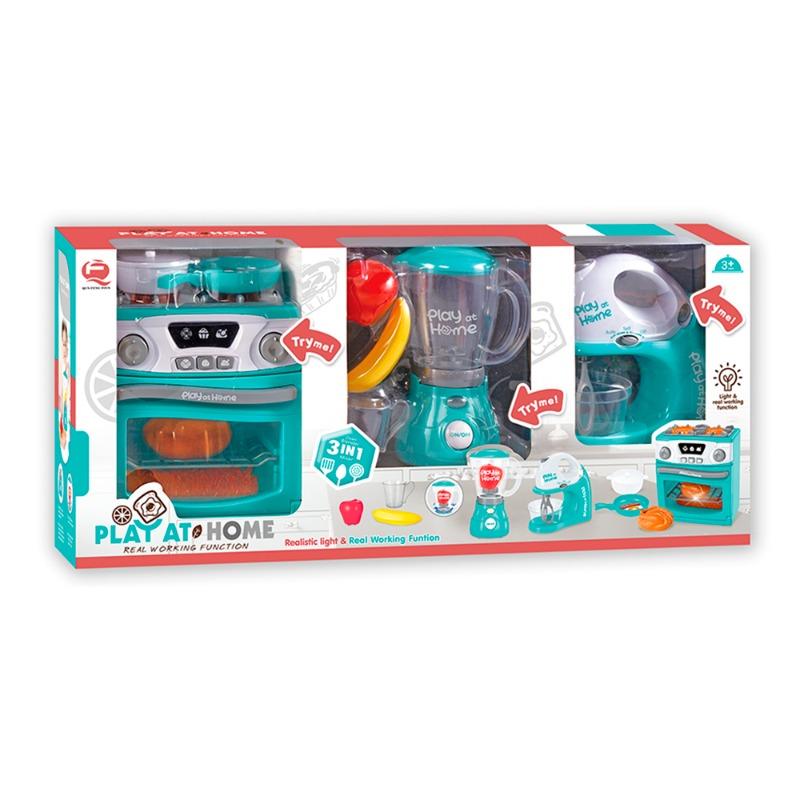 مجموعة لعب أدوات المطبخ المتكاملة 5 في 1