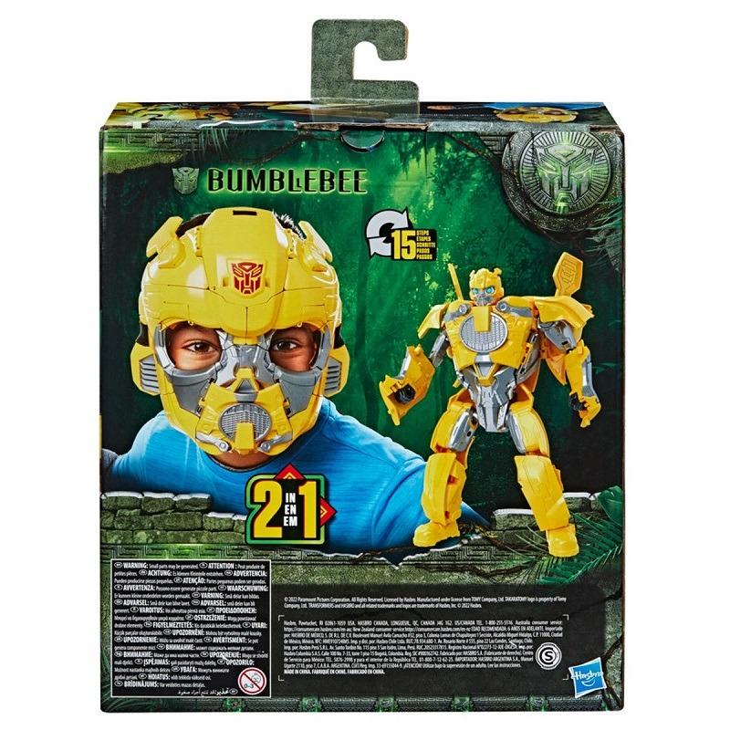 Transformers Rise Of The Beasts 2 In 1 Mask Bumblebee Mask To Figure