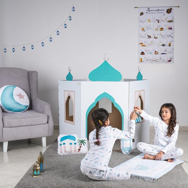 HilalFul Cardboard Mosque Coloring