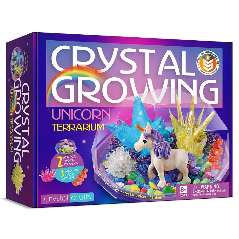 Unicorn Crystal Growing Terrarium