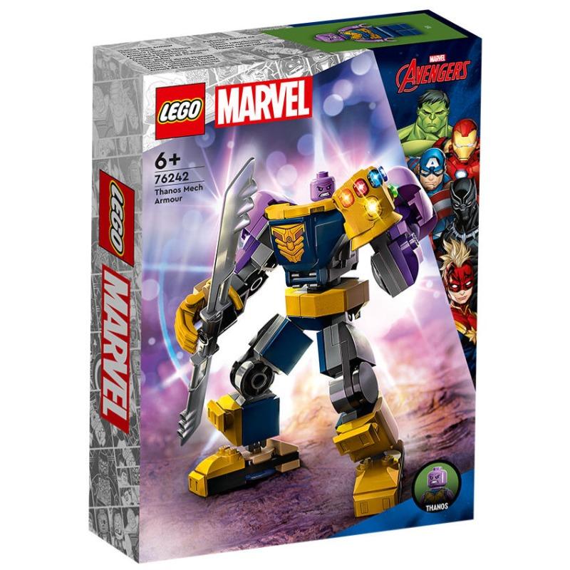LEGO Marvel Thanos Mech Armour Building Toy Set - 113 Pcs