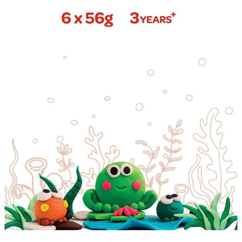 مون - مجموعة صلصال كرييشنز 6 لون