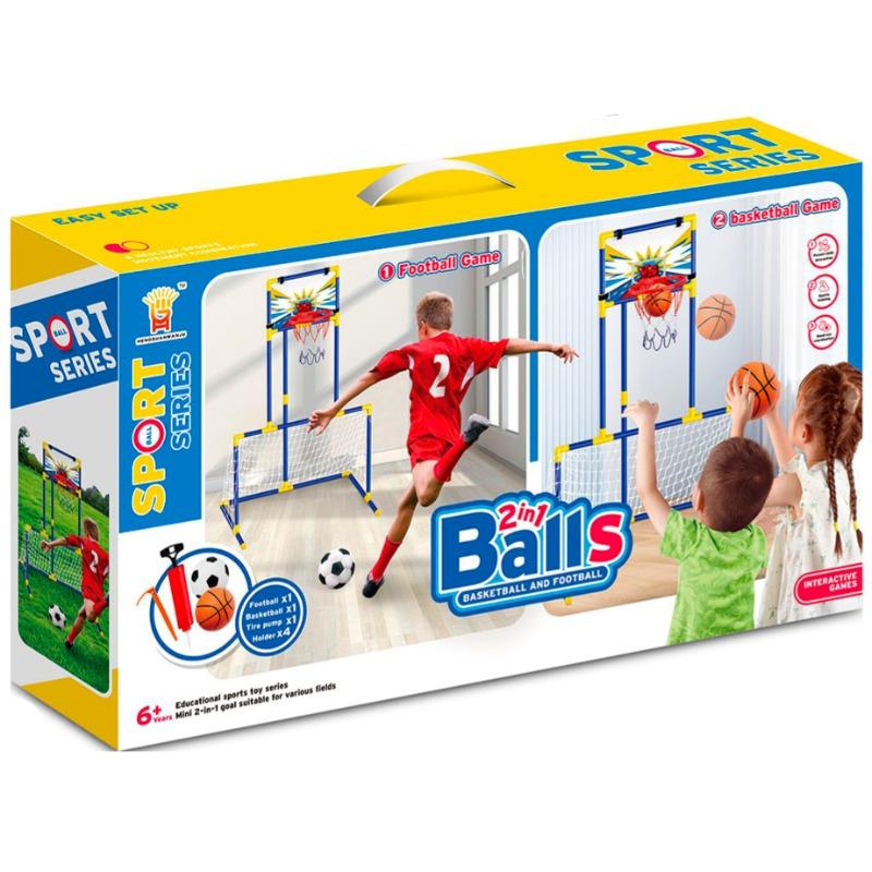 Basketball and Football Game 2 in 1
