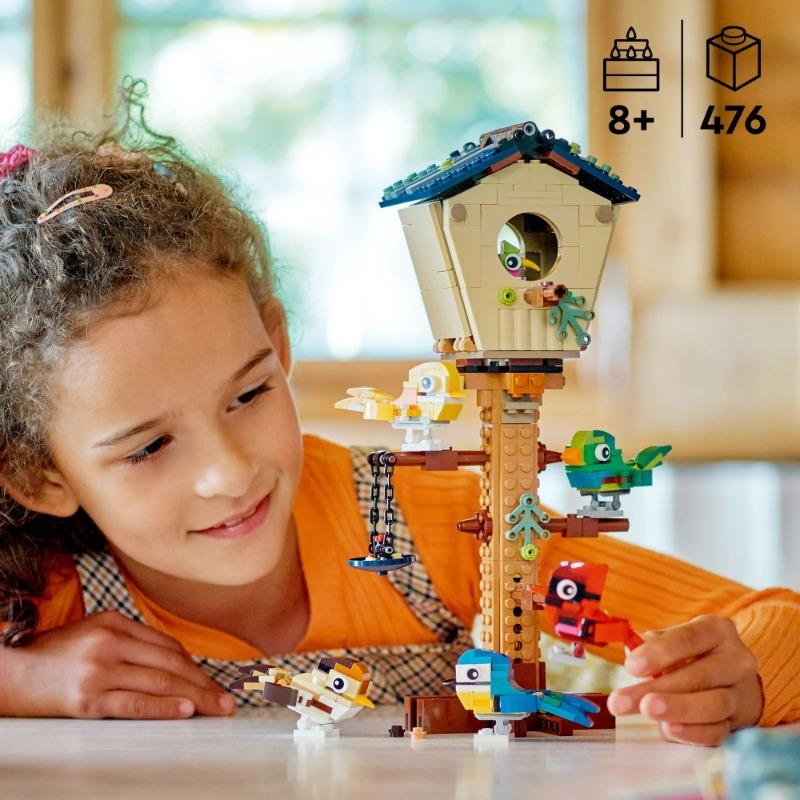 LEGO Creator 3in1 Birdhouse Building Toy Set - 476 Pcs 31143