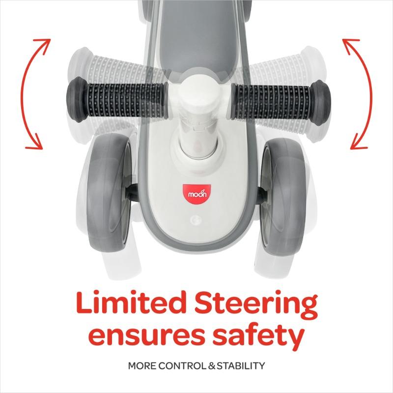 Moon Dasher Kids Balance Bike - Grey