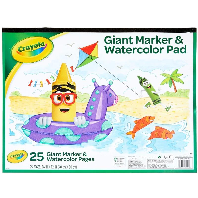 Crayola Giant Marker & Watercolor Pad