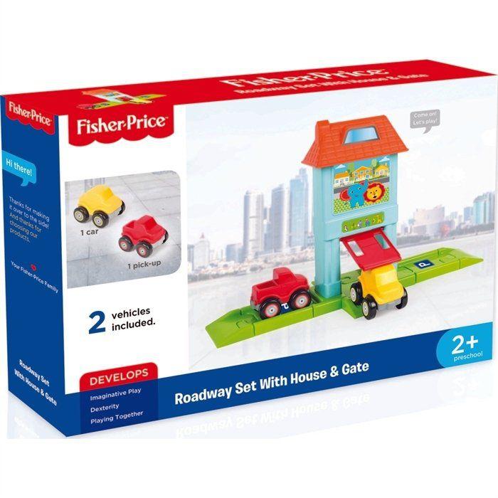Fisher Price - Roadway Set with House & Gate