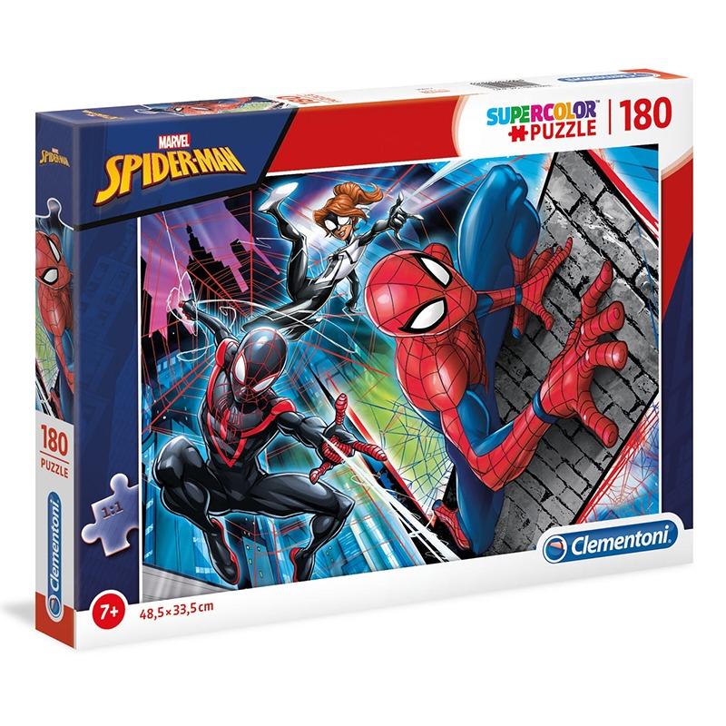 Clementoni Marvel Spider-Man Supercolor Puzzle 180 Pcs