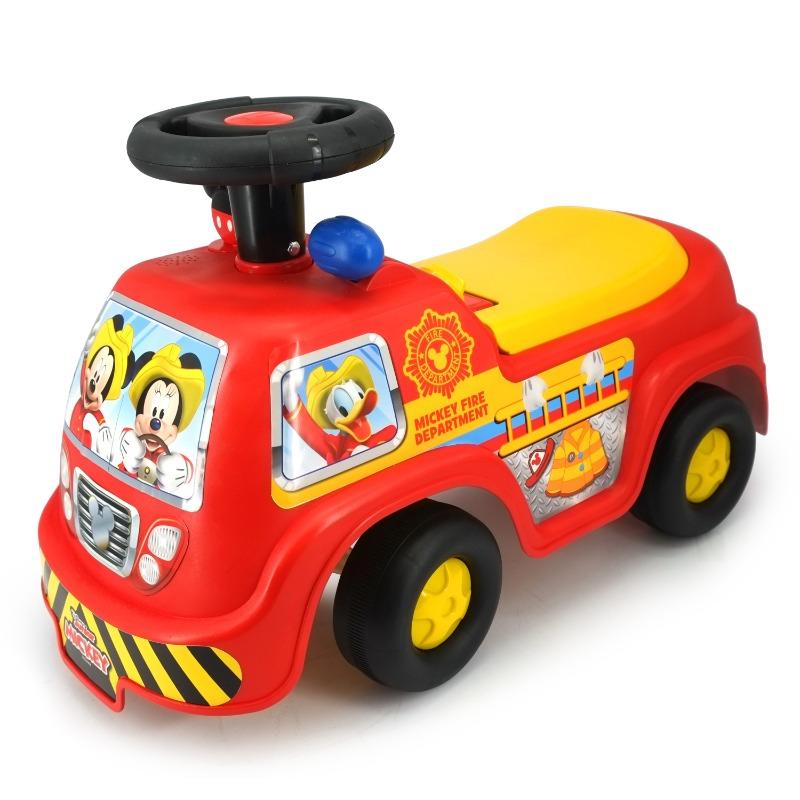 Kiddieland Mickey Mouse Fire Engine Activity Ride-On