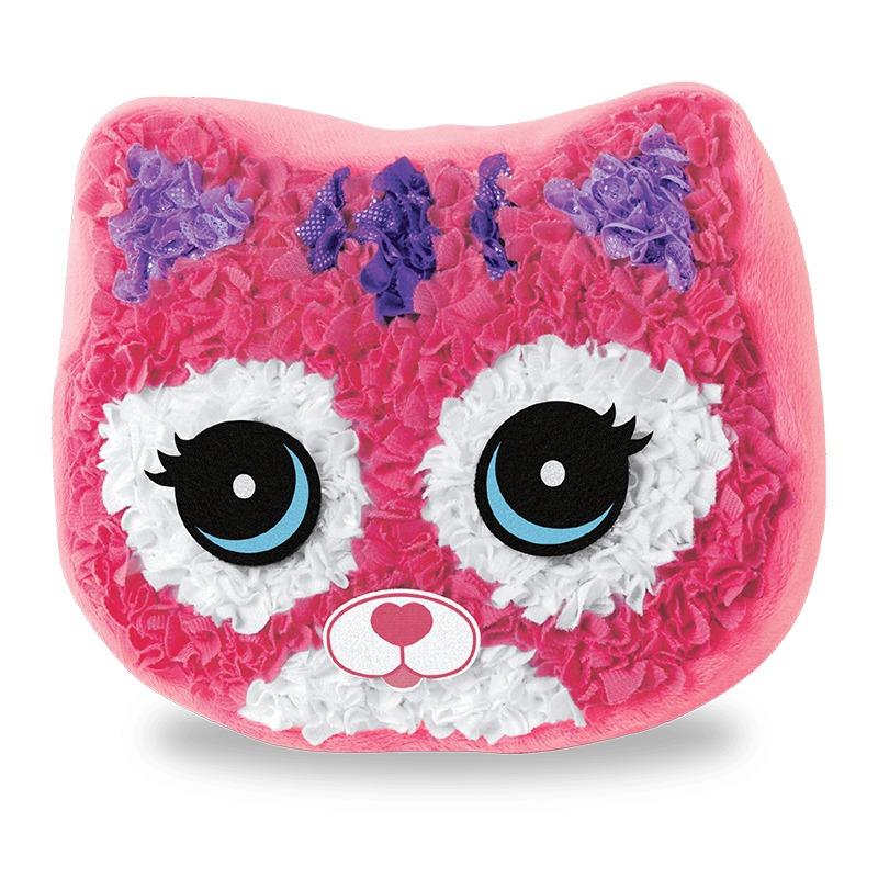 نيو جيرل - مجموعة حياكة المخدة بتصميم القطة