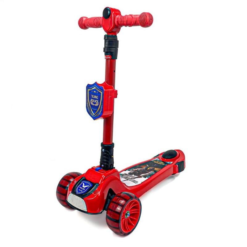 سكوتر الأطفال ثلاثي العجلات مع أضواء وأصوات