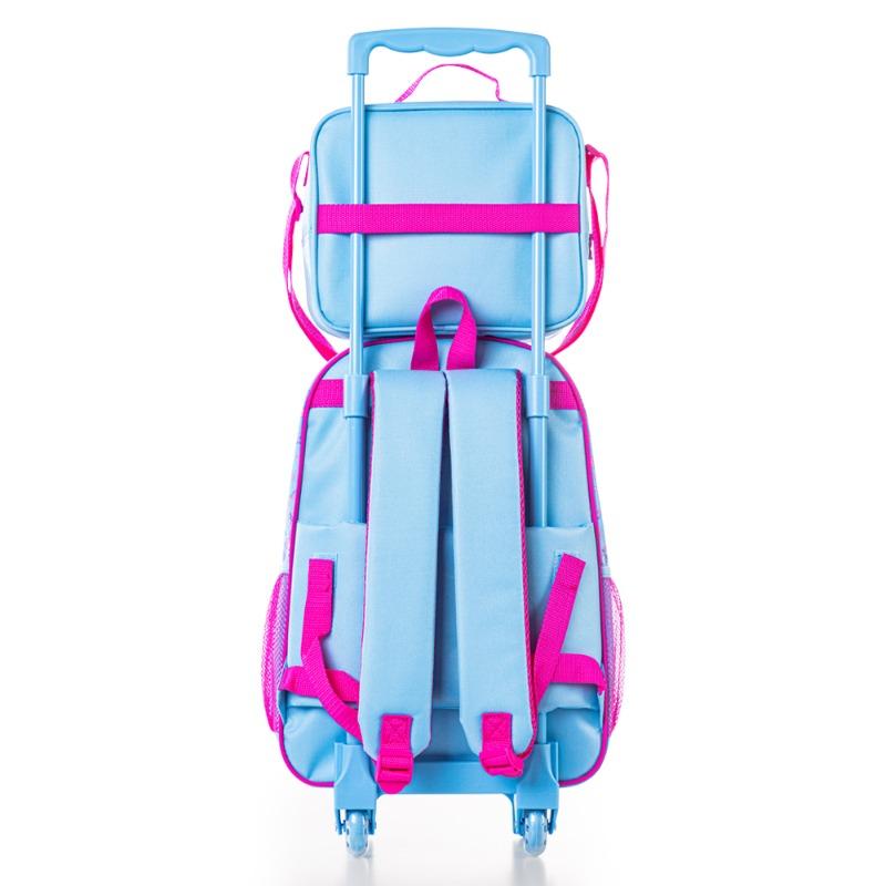 Eazy Kids Set of 5 Trolley 16" School Bag Combo - Butterfly