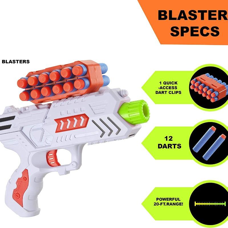 سبيس بلاسترز - مجموعة أهداف إطلاق النار بين النجوم جويين مع حاجز دوار 12 قطعة