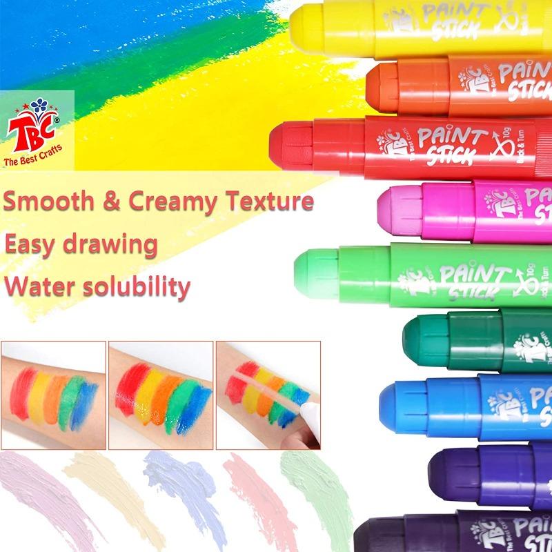 TBC Tempera Paint Sticks - 12 Pcs