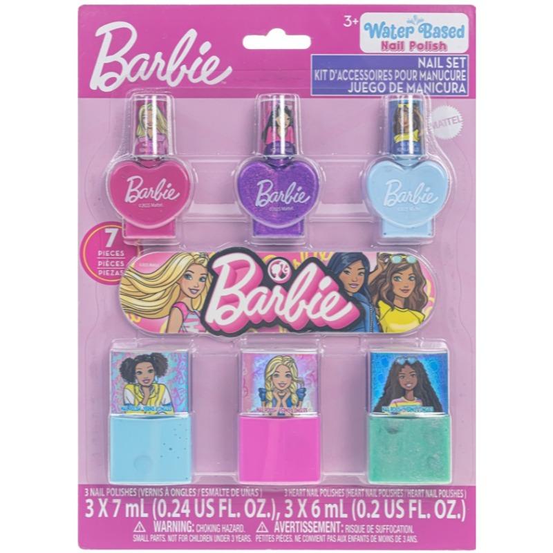 Townley Girl Barbie 6 PK Nail Polish with Accessories