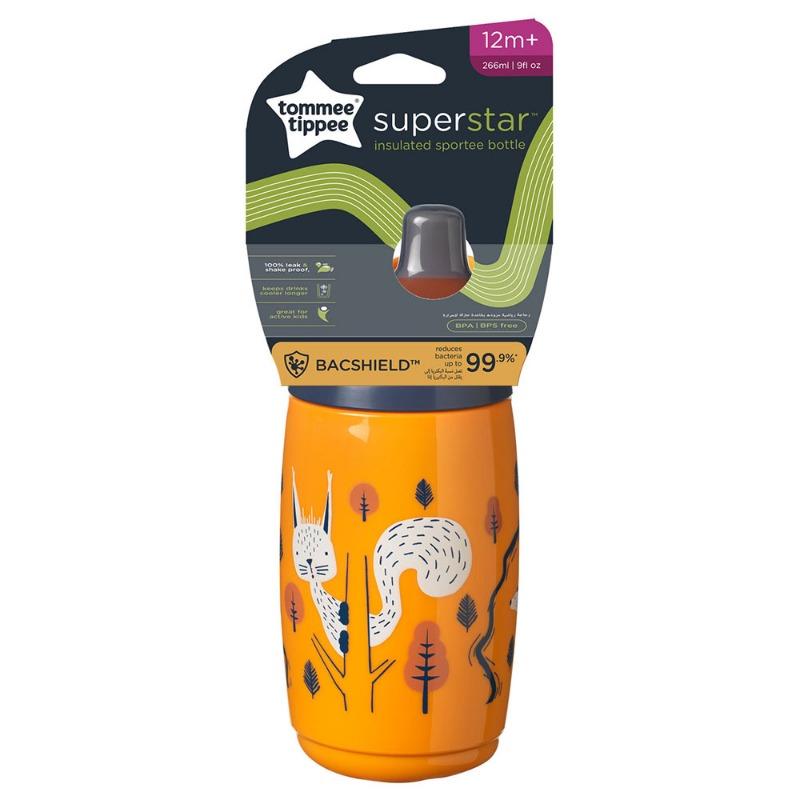 Tommee Tippee - Superstar Insulated Sportee Bottle 266ml - Assorted