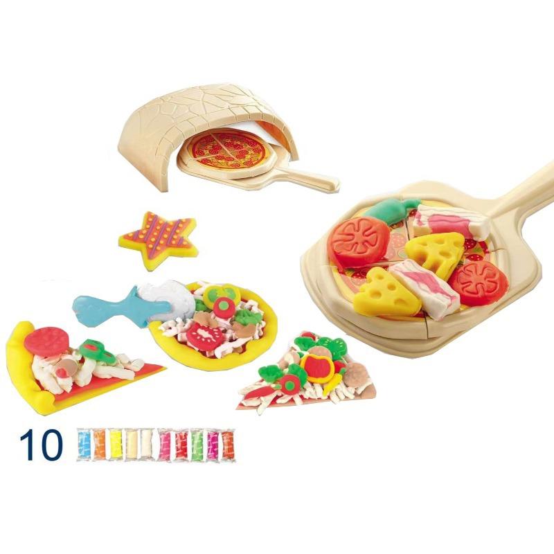 Magic Dough Happy Colored Mud - Pizza Party