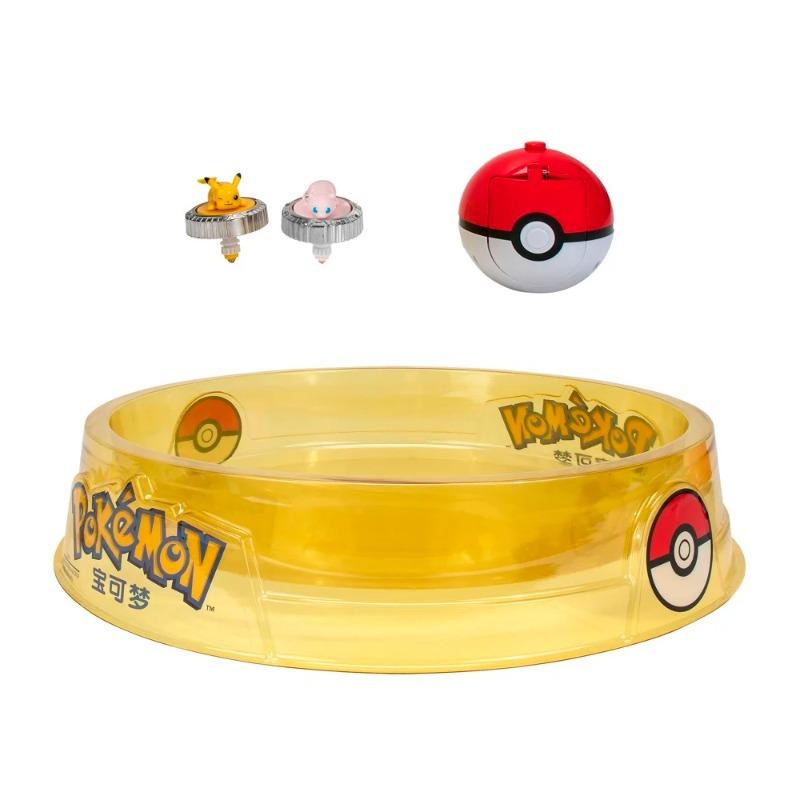 بوكيمون - مجموعة بوكيمون باتل سبينر أرينا مع 2 سبينر بيكاتشو وميو