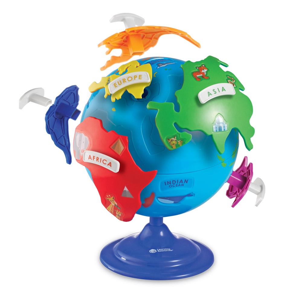 Learning Resources Puzzle Globe 3-D Geography Puzzle