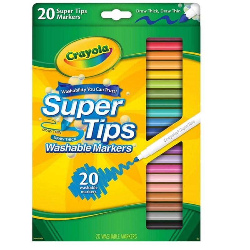 Crayola  Washable Felt-Tip Markers -20 Colour