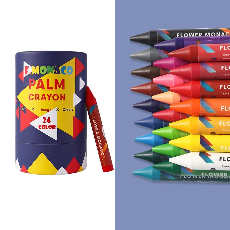 Lebze Flower Monaco Crayons 24 Colors