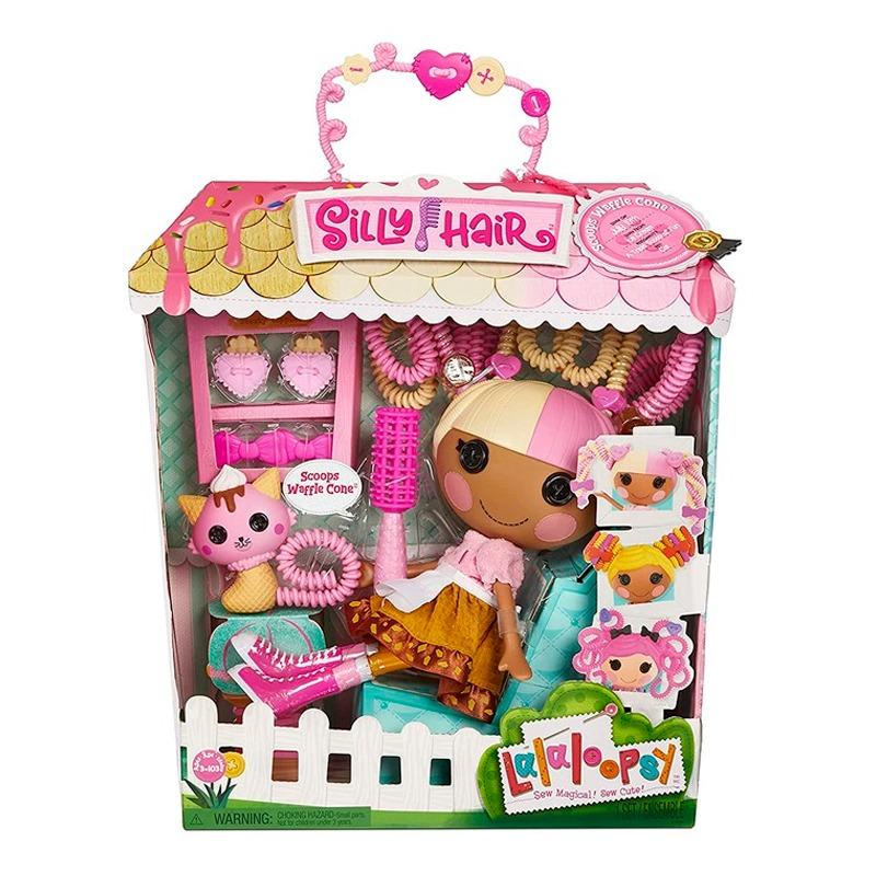 Lalaloopsy Littles Silly Hair Doll Scoops Wafflecone