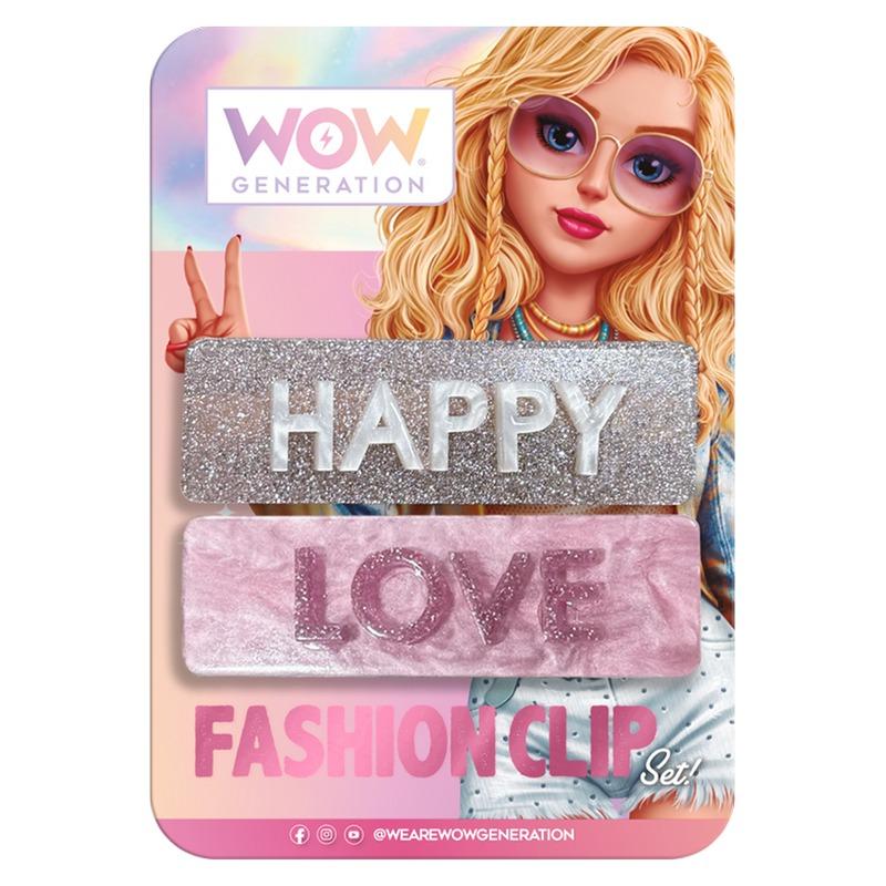 Wow Generation Hair Clips With Message