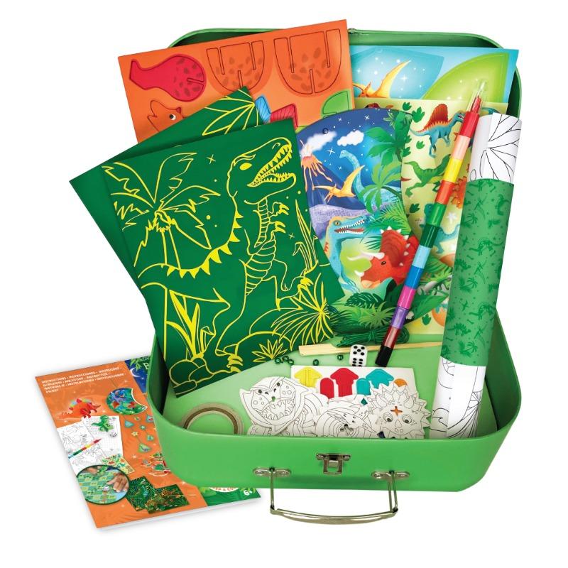 Box Candiy - Dino Adventure Travel Suitcase Multi Craft And Activity Set