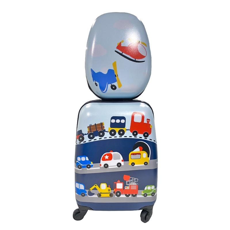 Kids 2 In 1 Backpack And Suitcase Set