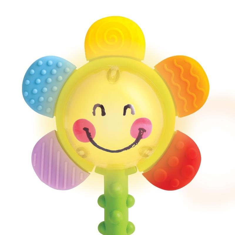 Hape - Shake And Sparkle Flower Rattle