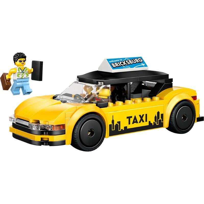 Lego Yellow Taxi 122 Pieces.