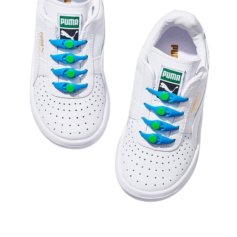 هيكيز - أربطة الحذاء المرنة لون أزرق وأخضر